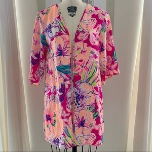 Lilly Pulitzer Silk Kimono- Size S/M